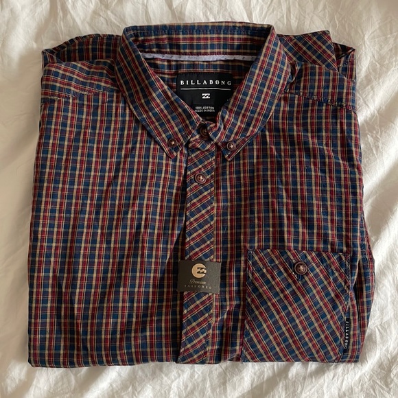 Boys M button down (new) - Picture 2 of 4